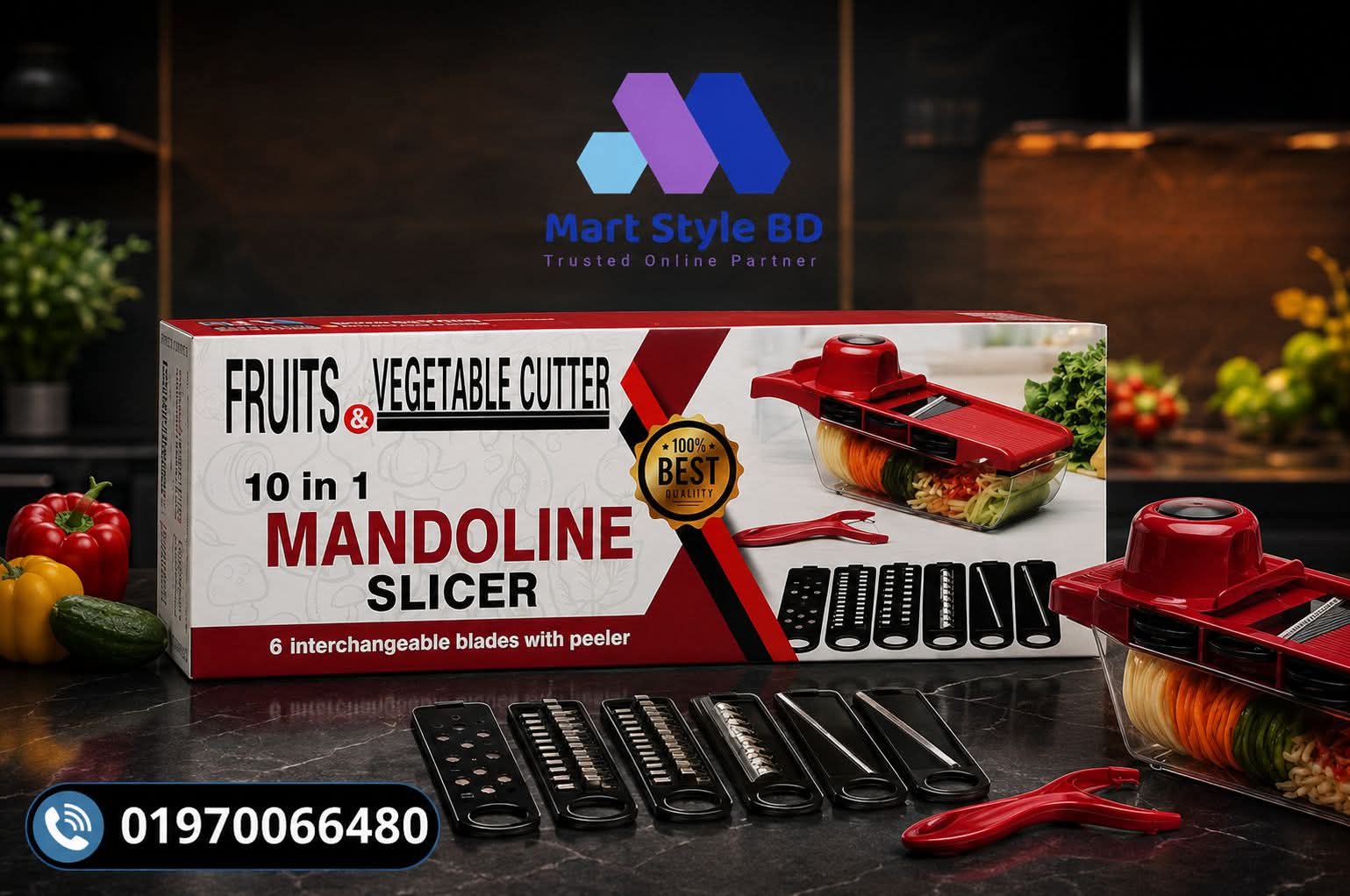 10 in 1 Mandoline Slicer
